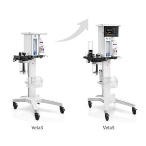 Station de travail d'anesthésie animale Mindray Veta 5/Veta 3 avec surveillance respiratoire continue et ventilation de secours pour la chirurgie vétérinaire - Product Image 4