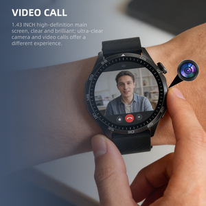 Montre connectée EDS HW CALL 5G avec caméra HD tout réseau, écran AMOLED, connexion WiFi et Bluetooth, appel vidéo, batterie 735 mAh, SOS, WhatsApp - Product Image 6