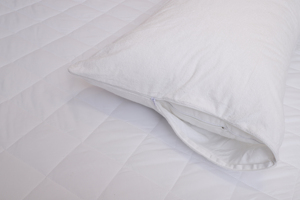 Weiche hypo allergene atmungsaktive weiße Kissen wasserdichte Kissen bezüge Kissen bezüge mit Reiß verschluss - Product Image 4