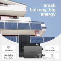 Système solaire photovoltaïque domestique complet connecté au réseau 220V, panneaux en silicium monocristallin 800W, micro-onduleur, énergie CXS Solar
