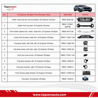Topzonauto für Autoteile Ford Explorer 2025 OEM RB5Z-8200-AA RB5Z-17D957-AAPTM Hochwertiges Stoßstangen-Kit