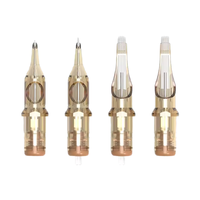Grosir Custom Ambition Premium 20pcs 0.25mm 0.3mm 0.35mm Steril Aman Permanen Sekali Pakai 316 Stainless Steel Tattoo