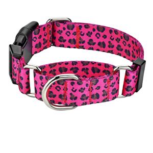 Collar de perro de poliéster de martingala de entrenamiento de seguridad duradero, característica de liberación rápida, cintas con estampado de animales de estilo occidental, decoración para gatos - Product Image 1