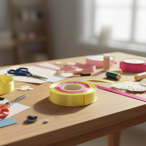 Cinta de Raso Iln de 2.0cm x 25Y, Color Amarillo Azufre D-41 10298 - Product Image 3