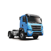 Tractor de combustible de control inteligente P5LH con cabina de 49 toneladas de masa completamente cargada del vehículo 6*4 del tipo de transmisión de la batería del vehículo