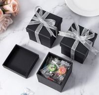 Cajas de Embalaje Divisorias Modernas y Ecológicas de Entrega Rápida, con Laminado Mate y Forro de Esponja para Dulces, Chocolates y Postres