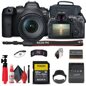 Para la cámara digital sin espejo <span class=keywords><strong>R6</strong></span> <span class=keywords><strong>Mark</strong></span> <span class=keywords><strong>II</strong></span> Vlog, lente RF 105mm F47.1 IS, video 8K, resistente al agua y a los golpes, zoom óptico 41x dual - Product Image 6