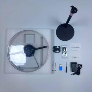 25cm Desktop 3D Hologram Projector LED Fan Animated Advertising Equipment with Frame Stand - Product Image 2