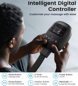 Système de bottes de compression d'air professionnel amélioré pour la circulation sanguine, contrôle du temps, prise EU, masseur de jambes amélioré 5 - Product Image 4