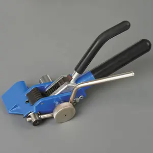 Ramah Lingkungan Pneumatik Kabel Dasi Gun Tensioner Cutter Strapping Tool untuk 12Mm Zip Ties