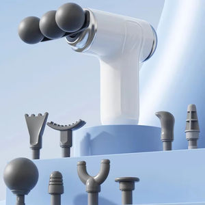 Pistola de masaje muscular profundo para el cuerpo, nuevo estilo, pistola de fascia de 3 cabezales, pistola de masaje inalámbrica de alta velocidad, Mini pistola de masaje de percusión de tejido profundo - Product Image 6