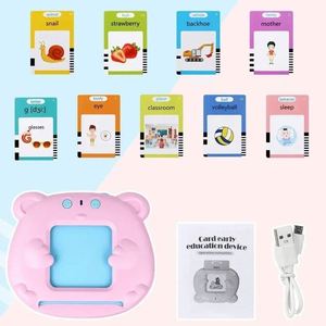 Máquina de Aprendizaje JY para Niños, Tarjetas de Memoria Interactivas con Audio, Libro Electrónico de Idiomas, Plástico Ecológico, Juguetes para Aprender Palabras en Inglés, Coloridos - Product Image 3