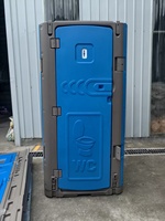 Toilettes modernes en plastique HDPE à panneau toilettes sèches d'extérieur avec design graphique article de vente chinois pour salles de bains