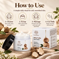 Crème Visage Rénovatrice à la Truffe Blanche Fermentée, Niacinamide et Acide Hyaluronique – Hydratante, Éclaircissante, Raffermissante et Réparatrice de Barrière Cutanée