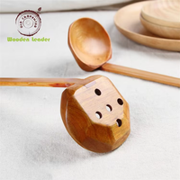 Cuillère en bois pour fondue et nouilles Lamian, cuillère de buffet, cuillère de cuisine en bois personnalisée pour restaurant, vente chaude en usine