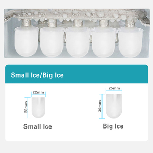 NEW Design <b>Ice</b> <b>Maker</b> Machine for Home & Hotel Use Portable Countertop Automatic <b>Ice</b> <b>Maker</b> with Plastic Housing - Product Image 5