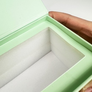Boîte cadeau magnétique rigide mate personnalisée avec logo, insert en mousse et papier gaufré pour emballage de luxe – Vente en gros - Product Image 3