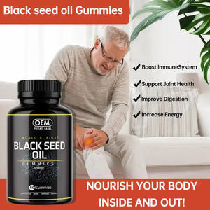 Schwarzkümmelöl-Honig-Gummibärchen, Halal-zertifizierte Schwarzkümmel-Ashwagandha-Gummibärchen, Immunsystem-Booster & Wellness-Ergänzung für Erwachsene - Product Image 5