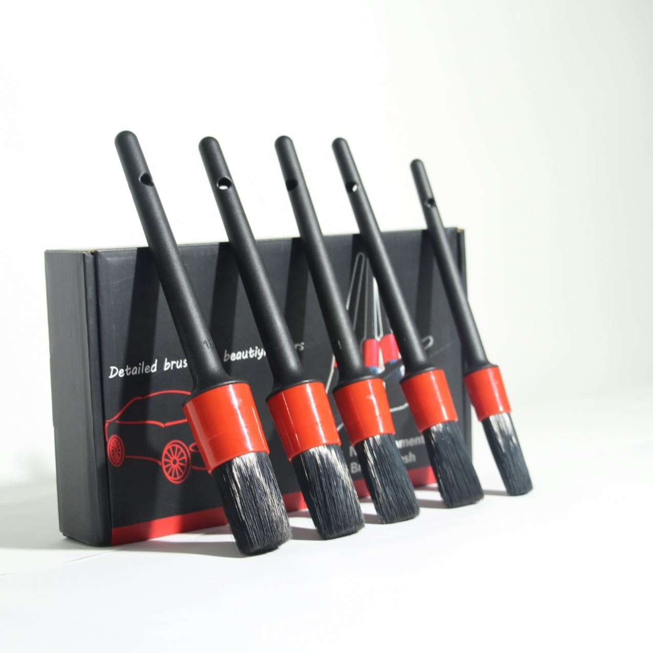 5 Pieces Car Detailing Brush Set For Car Custom Logo