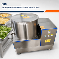 Sécheuse centrifuge commerciale pour légumes avec panier amovible pour équipement de transformation alimentaire en restauration