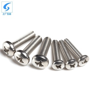 Tornillos de Cabeza Plana Phillips de Acero Inoxidable 304 de Shanghai Guang Hardware, Tornillos Roscados Métricos M5 M10, Estándar GB818 para Construcción - Product Image 1