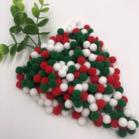 Pompon 8/10/15/20/25/30mm Mini pompons doux moelleux 3cm pompons boule de fourrure fait à la main pour bricolage artisanat décor à la maison fournitures de couture