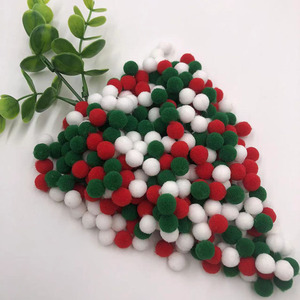 PomPom บอลขนฟูขนาดเล็ก8/10/15/20/25/30มม. ปอมปอมปอมปอม3ซม. ทำมือสำหรับงานฝีมือ DIY อุปกรณ์เย็บผ้าตกแต่งบ้าน - Product Image 4