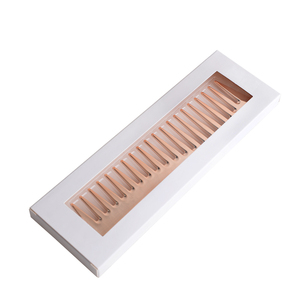 Vendita calda Logo personalizzato pettine oro rosa pettine per capelli in oro placcato per le donne - Product Image 6
