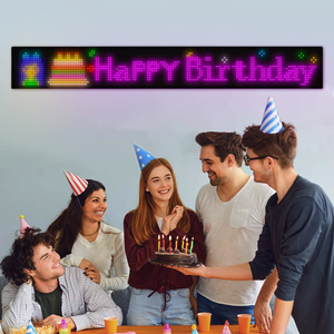 Çin özelleştirilebilir RGB USB piksel yumuşak animasyonlu reklam ekran PVC malzeme ofis için esnek ekran tabela paneli açtı - Product Image 4