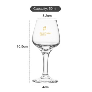 <span class=keywords><strong>Copa</strong></span> <span class=keywords><strong>de</strong></span> Degustación <span class=keywords><strong>de</strong></span> <span class=keywords><strong>Vino</strong></span> Blanco Transparente <span class=keywords><strong>de</strong></span> 50 ml con Etiqueta, para Uso Comercial y Exhibición, <span class=keywords><strong>de</strong></span> Vidrio, <span class=keywords><strong>de</strong></span> China, en Bandeja - Product Image 6