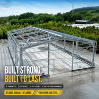 Entrepôt logistique préfabriqué en structure métallique, atelier, bâtiment industriel, bâtiment commercial, entrepôt en structure métallique