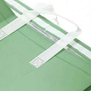 Écran de protection jetable en tissu non tissé laminé, isolé, écologique, avec poignée longue pour boissons et produits laitiers, pour supermarché et à emporter - Product Image 4