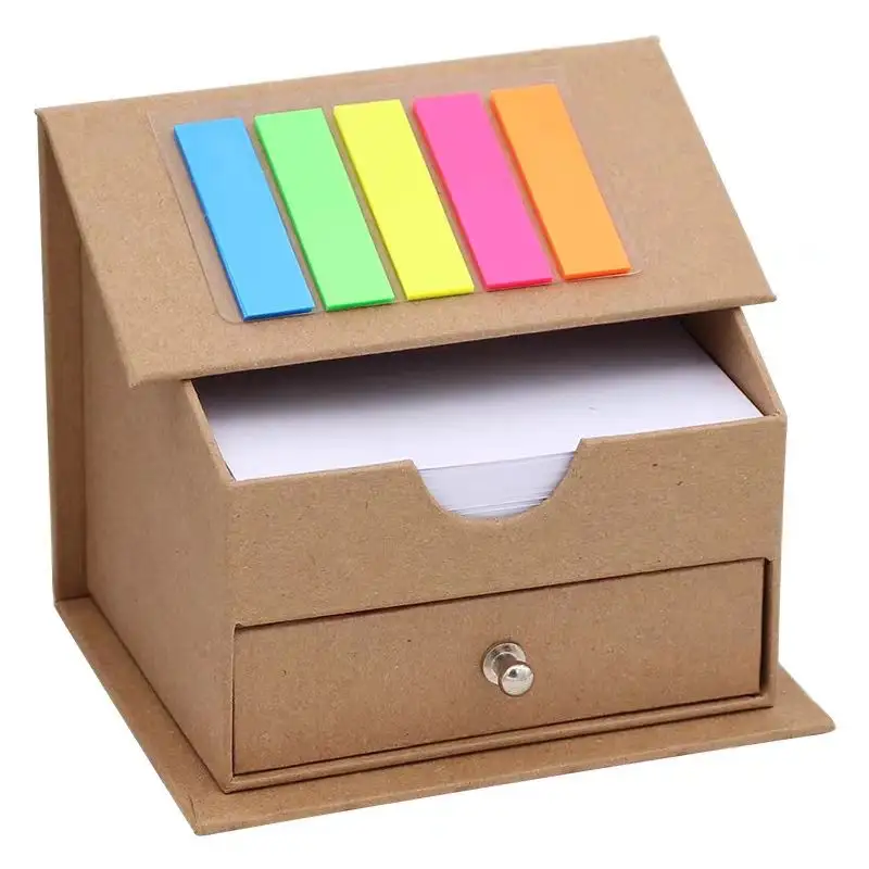 Vente en gros de mémo couleurs personnalisé 3D mémo cadeau personnalisé forme de maison article style école fournitures de bureau