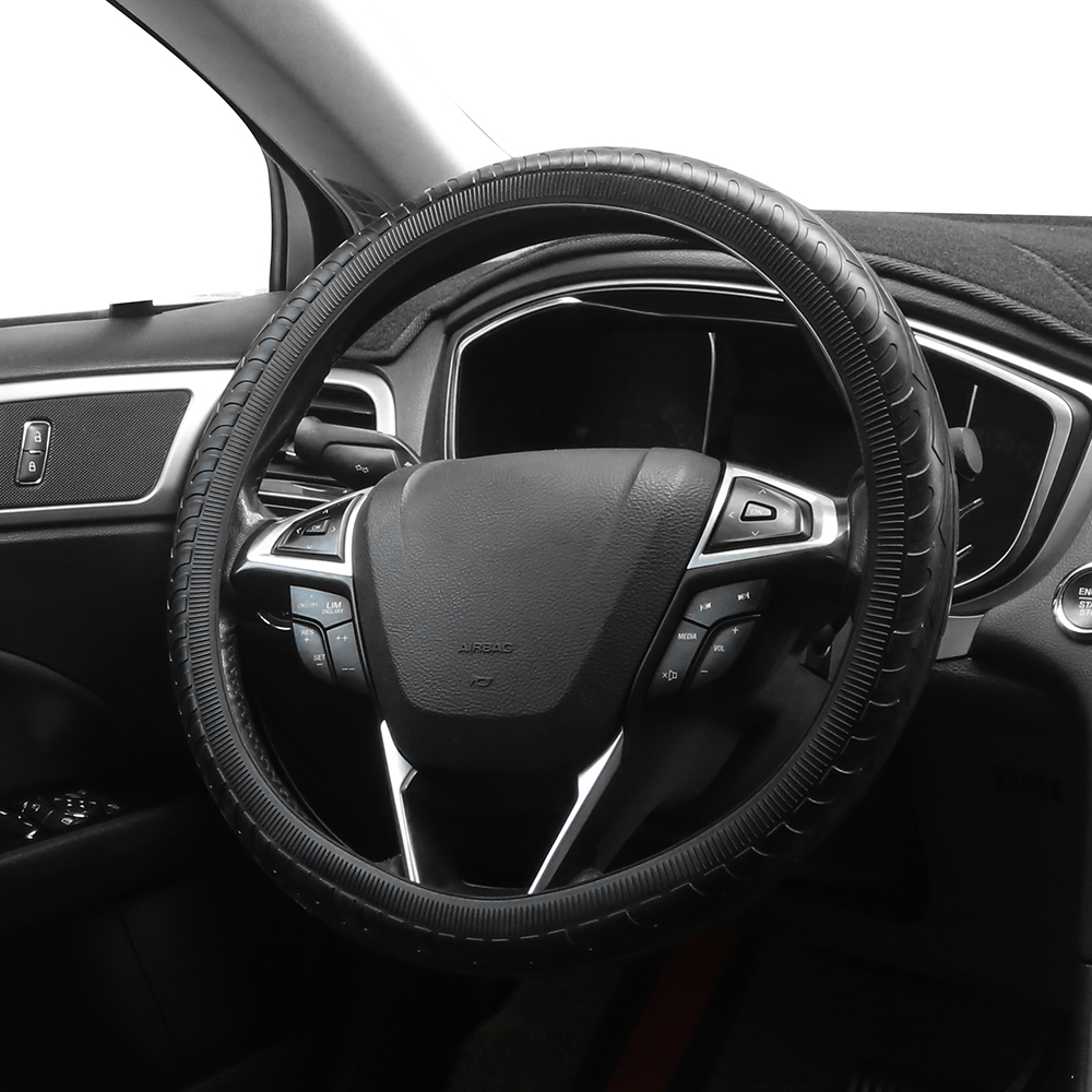 Customizable Silicone Tire Pattern Steering Wheel Cover - RYHX-08 | Shenzhen RYHX Plastic Hardware