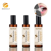 BEEHALL Vente en gros Apaiser les maux de gorge Spray buccal à la propolis sans alcool