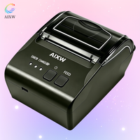 Impresora térmica de recibos AIXW de 58mm, pequeña impresora POS inalámbrica para Android, iPhone, Windows para restaurante, tienda minorista, stock