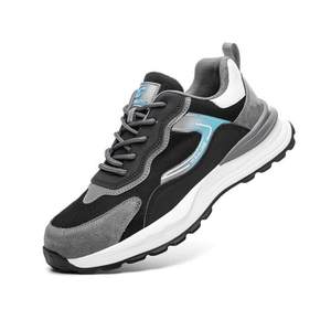 Lightweight Waterproof Anti Slip <b>Plastic</b> Steel Toe Breathable <b>Mesh</b> Construction Worker Safety Shoes - Product Image 1
