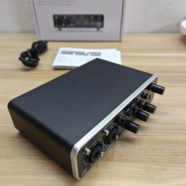 Professional for UMC202HD Audio Interface for Recording Live Streaming Music Production