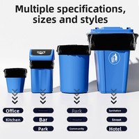 Sacs poubelles noirs épais jetables en gros en stock pour l'assainissement, les auberges et la gestion immobilière