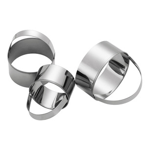 ชุดเครื่องตัดคุกกี้สแตนเลส Chef Choice พร้อมวงแหวนมูส อุปกรณ์ทำขนมอบคุณภาพเยี่ยมสำหรับร้านเบเกอรี่ - Product Image 1