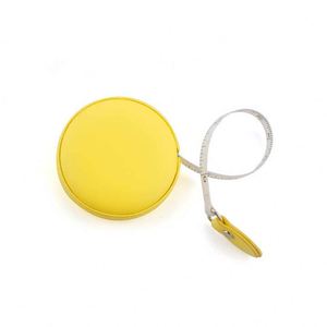 Custom Logo Pocket Mini PU Leather Measuring Tape Bulk Promotional Gifts Inches CM Steel <b>ABS</b> Material Metric MM Measurement - Product Image 1