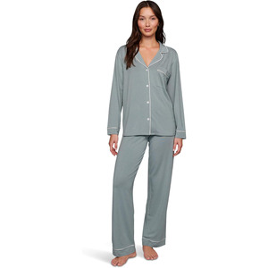 Nuovo Set di Pigiama e <span class=keywords><strong>Camicia</strong></span> <span class=keywords><strong>da</strong></span> <span class=keywords><strong>Notte</strong></span> in Viscosa <span class=keywords><strong>Modal</strong></span> a Due Pezzi per Primavera Estate 2025, Abbigliamento <span class=keywords><strong>da</strong></span> <span class=keywords><strong>Notte</strong></span> per Donne - Product Image 2