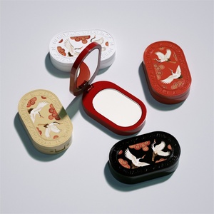 Custom Shape and Logo Solid Perfume Case With Inner Tray Solid Perfume Container Cosmetic Metal Box - Product Image 1