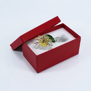 Wholesale Top K9 Crystal Daisy Home Decor Wedding Gift Dreams Ornament Souvenir Valentine Gift