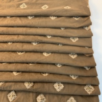 Produits de haute qualité directement du fabricant, tissu en dentelle à œillets respirant en daim pour robe de mariée