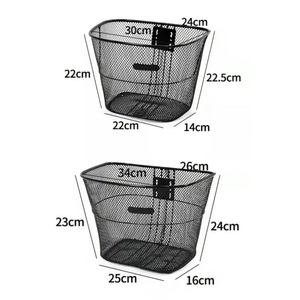 Canasta de Acero de Gran Capacidad al por Mayor con Placa de Fijación con Tornillos, Accesorios para Bicicleta Antideformación - Product Image 6