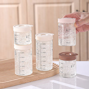 Bottiglia in Vetro Trasparente per Alimenti da 75ml-700ml con Tappo in Silicone, Design Classico Stampato, Pronta all'Uso - Product Image 3