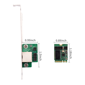 Internal M.2 A+E Key Gigabit Ethernet <b>Adapter</b> 10/100/1000Mbps IEEE 802.3u Compliant <b>LAN</b> Card Server Network Wired Stock High-Spe - Product Image 2