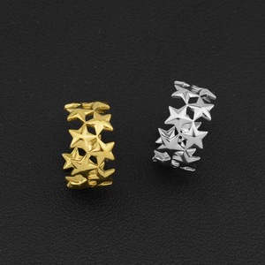 2026 New Exquisite Elegant Niche Design Pentagram <b>Ring</b> Fashionable Vintage Unisex's Stainless Steel <b>Rings</b> Wholesale Jewelry - Product Image 2