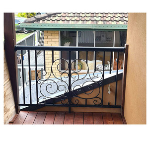 Fabricant de balustrades décoratives en fer forgé, garde-corps de balcon en fer, piquets de clôture en fer forgé martelé - Product Image 6